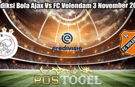 Prediksi Bola Ajax Vs FC Volendam 3 November 2023