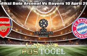 Prediksi Bola Arsenal Vs Bayern 10 April 2024